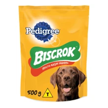 Biscoito Pedigree Biscrok Cães Adultos Raças Grandes 500G